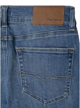 Short Pepe Jeans Cashed blu medio per bambino.