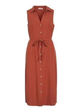 Abito Vila Viprisilla color teja per donna