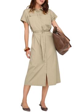 Abito Only Tanny beige per donna
