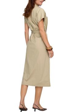 Abito Only Tanny beige per donna