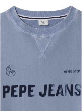 Felpa Pepe Jeans Ben azzurra per bambino