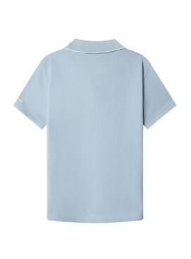 Polo Pepe Jeans Hayden azzurro cielo per ragazzo