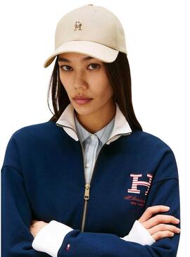 Cappello Tommy Hilfiger Elevated Chic beige per donna