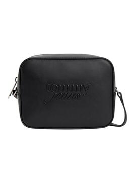Borsa Tommy Jeans Must Camera nera per donna