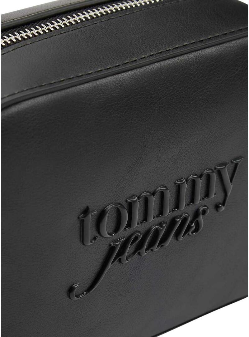 Borsa Tommy Jeans Must Camera nera per donna