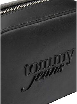 Borsa Tommy Jeans Must Camera nera per donna