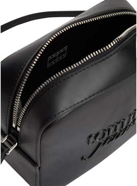 Borsa Tommy Jeans Must Camera nera per donna