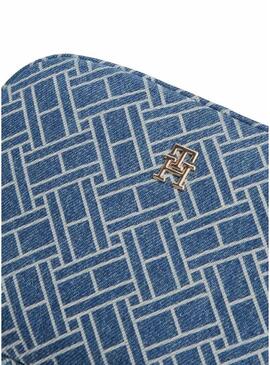 Borsa Tommy Hilfiger Popette camera blu per donna