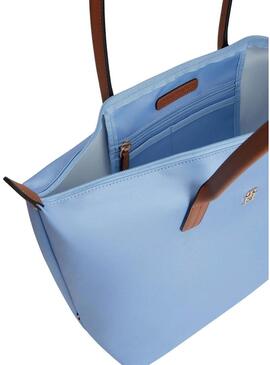 Borsa Tommy Hilfiger Popette blu per donna