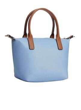 Borsa Tommy Hilfiger Popette mini blu per donna