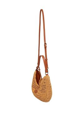 Borsa Pepe Jeans Ziggy Balm in rafia per donna
