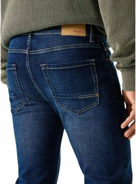 Pantaloni in denim scuro Pepe Jeans Cash per uomo