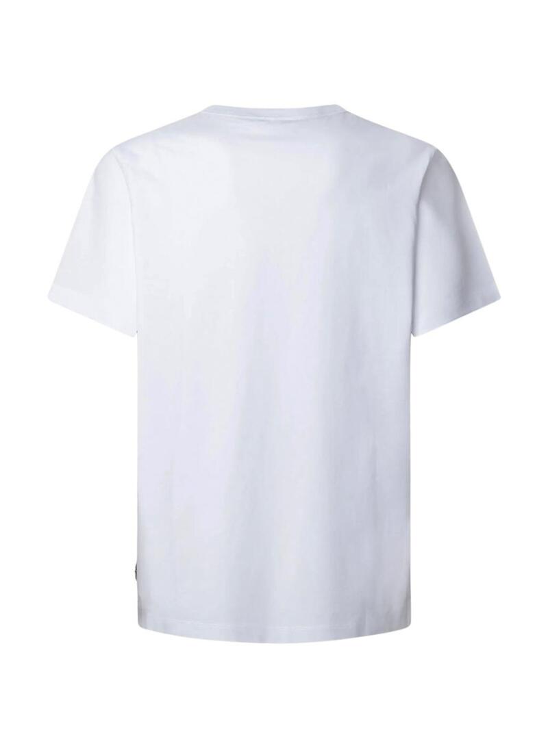 Maglietta Pepe Jeans Sagan bianca per uomo