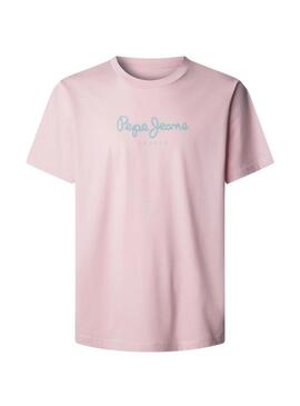 Maglietta Pepe Jeans Eggo rosa per uomo