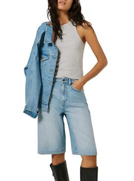 Jeans Bermuda Pepe Jeans Lexa in denim per donna