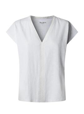 Maglietta Pepe Jeans Mila bianca per donna