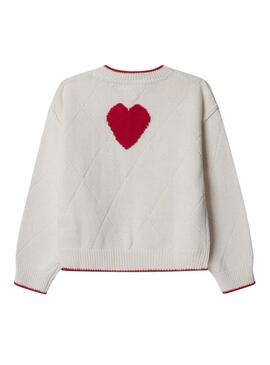 Maglia Pepe Jeans Florence bianca per bambina