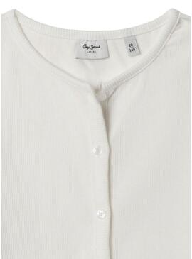 Maglietta Pepe Jeans Angy bianca per ragazza