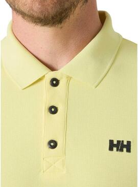 Maglietta polo gialla Helly Hansen Driftline per uomo.