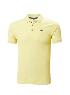 Maglietta polo gialla Helly Hansen Driftline per uomo.