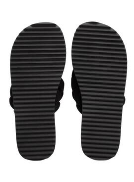 Infradito Tommy Jeans intrecciati neri da donna