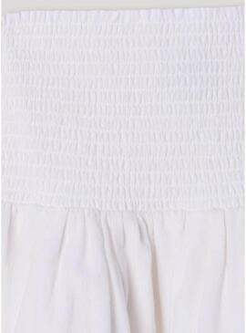 Gonna Pepe Jeans Holly bianca per bambina