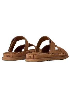 Sandali UGG GoldenGaze Slide Chestnut per donna