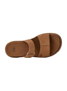 Sandali UGG GoldenGaze Slide Chestnut per donna
