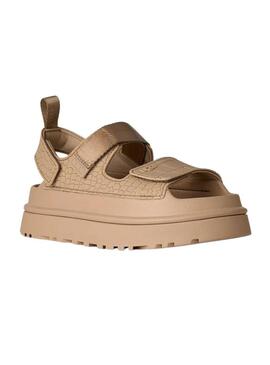 Sandali UGG GoldenGlow Embossed color tostato per donna
