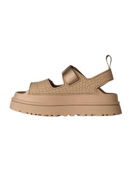 Sandali UGG GoldenGlow Embossed color tostato per donna