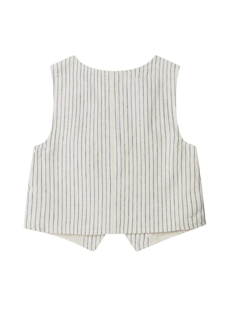 Gilet Pepe Jeans Izzy a righe diplomatiche per bambina