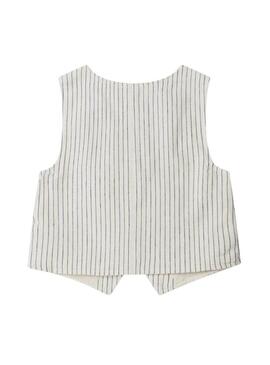 Gilet Pepe Jeans Izzy a righe diplomatiche per bambina