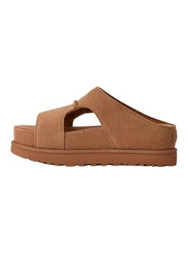 Sandali UGG Goldenstar Hi Cutout Slide Chestnut per donna