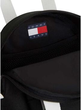 Zaino Tommy Jeans Essential mini nero per donna.