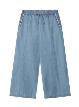 Pantaloni Pepe Jeans Ivy blu denim per ragazze