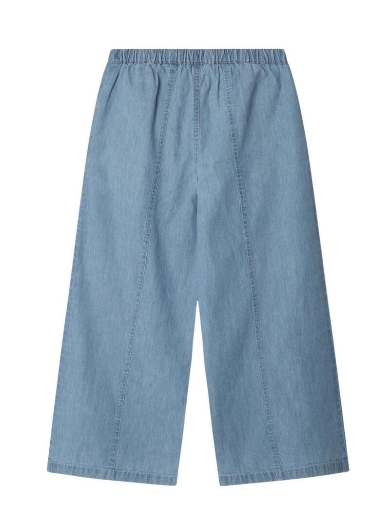 Pantaloni Pepe Jeans Ivy blu denim per ragazze