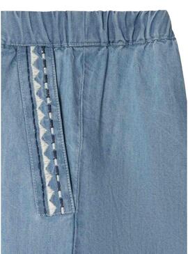 Pantaloni Pepe Jeans Ivy blu denim per ragazze