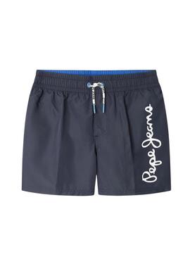 Costume da bagno Pepe Jeans Logo blu scuro per bambino