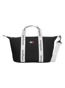 Borsa Tommy Jeans Essential Mini tote nera per donna