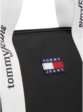 Borsa Tommy Jeans Essential Mini tote nera per donna