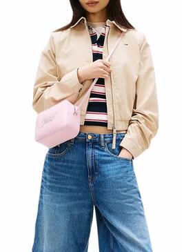 Borsa Tommy Jeans Must Camera rosa per donna