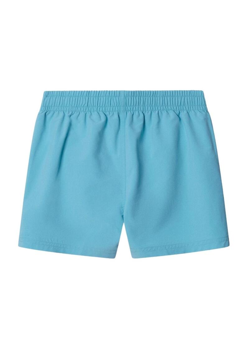 Costume da bagno Pepe Jeans con logo stampato blu per bambino