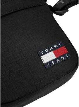 Borsa Tommy Jeans reporter Essential Ripstop nera per uomo