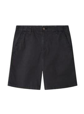 Bermuda Pepe Jeans Alexander nera per bambino.