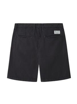 Bermuda Pepe Jeans Alexander nera per bambino.