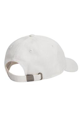 Cappello Tommy Jeans Heritage bianco per donna.
