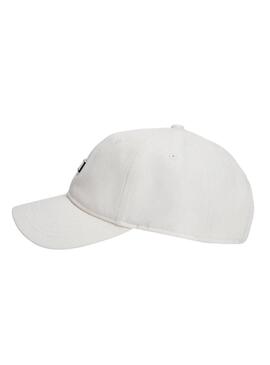 Cappello Tommy Jeans Heritage bianco per donna.