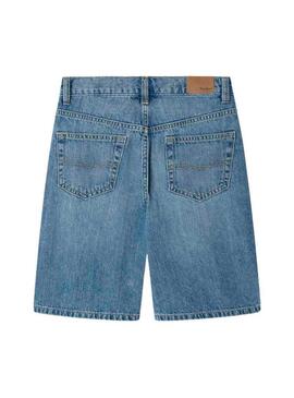 Bermuda in denim Pepe Jeans Dan blu per bambino