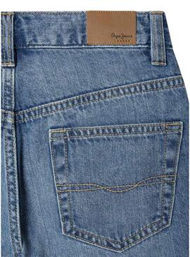 Bermuda in denim Pepe Jeans Dan blu per bambino
