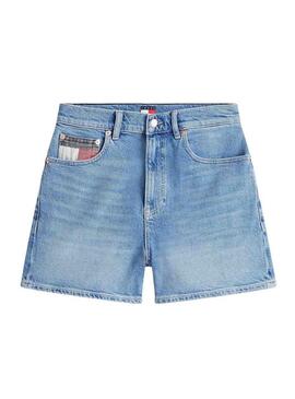 Shorts in denim Tommy Jeans Mom per donna